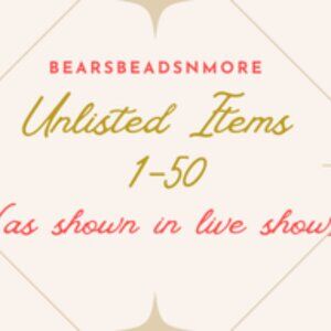 COPY Bearsbeadsnmore Unlisted Items 1-50